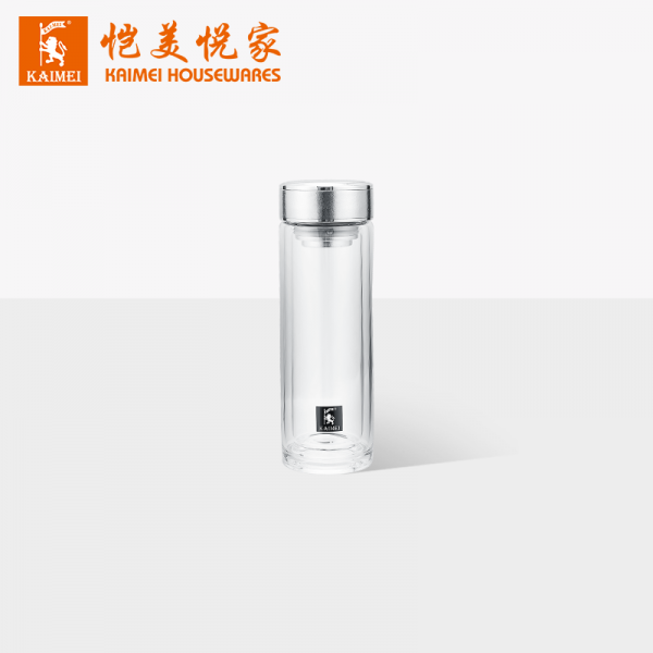 钛晶双层玻璃杯水杯（330mL）
